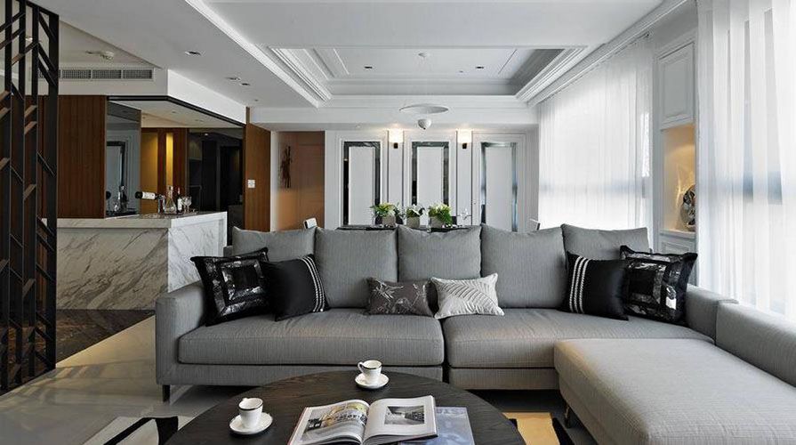 南通裝修案例198方美式三居